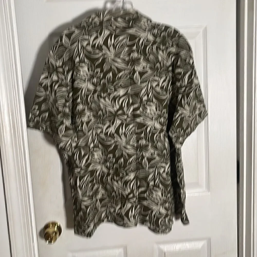 Cappsgallo Tropical Print Ladies Shirt XL NWOT Vintage - Picture 2 of 3